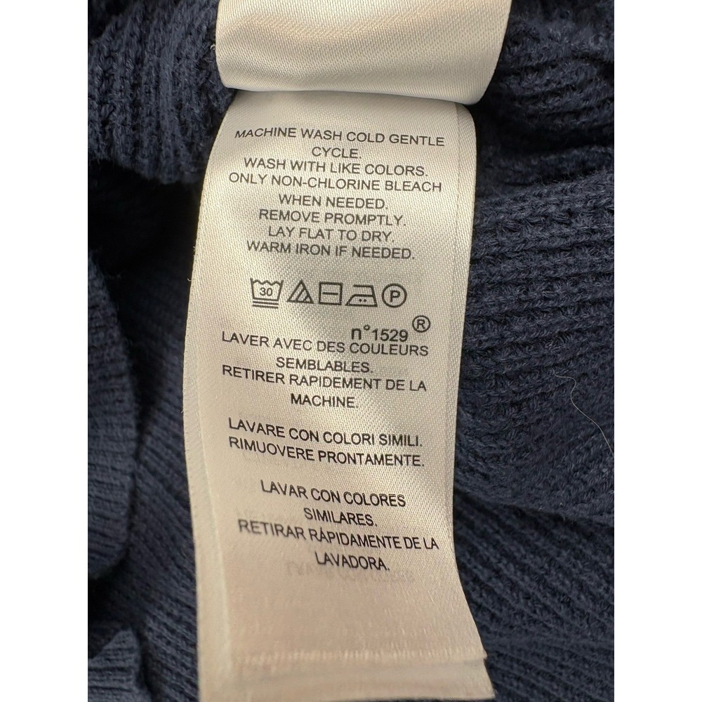 RALPH LAUREN Navy Blue Long Sleeve Pullover Sweater Women's Large - Picture 11 of 11